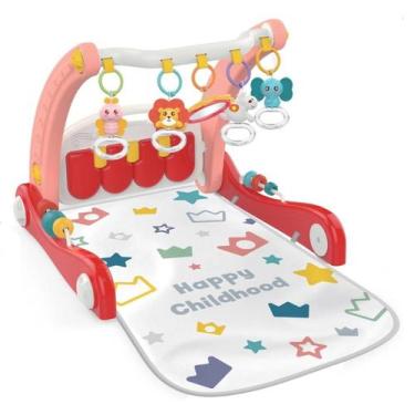 Imagem de Tapete De Atividades Para Bebe 2 e 1 Rosa Kitstar