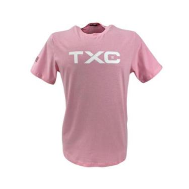 Imagem de Camiseta Country Masculina Rosa TXC Estampada - Ref. 19741, P