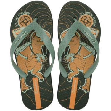 Imagem de Chinelo de Dedo Infantil Menina Leveza Ipanema Kids Fantasia, Verde, L