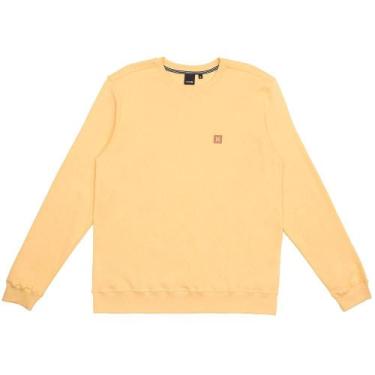 Imagem de Moletom Hurley Careca Mini Icon II WT25 Masculino Amarelo, GG, Amarelo