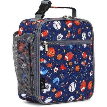 Imagem de Lancheira FlowFly Kids, bolsa macia isolada para escola