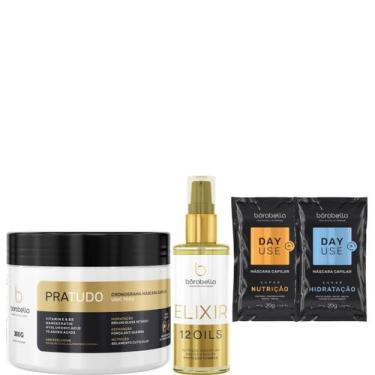 Imagem de Borabella Máscara Capilar Pratudo 300g + Elixir 12 Oils 60ml