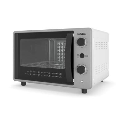 Imagem de Forno Eletrico Nardelli 45L Bancada S45 Cinza e Branco