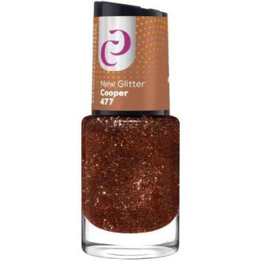 Imagem de Esmalte Cora O Melhor 10ml New Glitter Cooper nº477