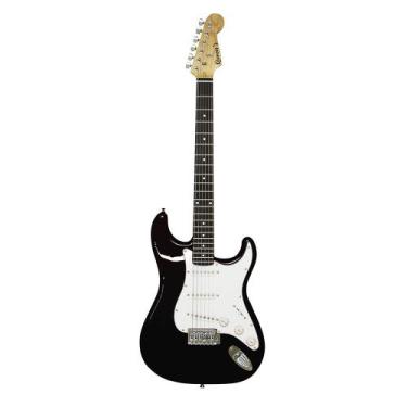 Imagem de Guitarra Elétrica Preta e Branca Descubra o Poder da Música com Este I