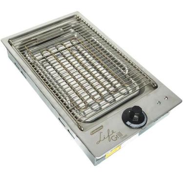 Imagem de Churrasqueira Elétrica Cooktop Embutir 2000W Inox 110V 127V Cotherm 19