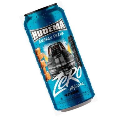 Imagem de Energético Hudema Energy Drink 473 ml Edição Limitada Opala Carbon Lat