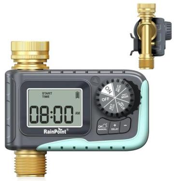Imagem de Timer de Irrigação RAINPOINT Metálico para Mangueira 3/4"