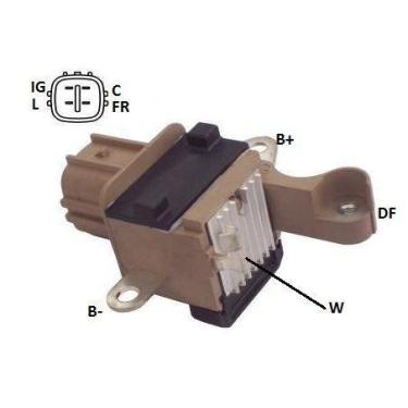 Imagem de Regulador De Voltagem Eletr Honda-honda Crv 2006 A 2011 Honda Civic 20