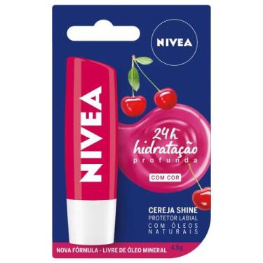 Imagem de Hidratante Labial Nivea Cereja Shine - Nivea