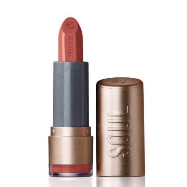 Imagem de Batom Soul Kiss Me Efeito Matte / Hidratante 3,7g - Eudora, NUDE VELIU