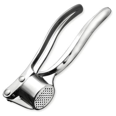 Imagem de Espremedor de Alho 070615 Prático e Eficiente para Temperos Zinco Inox Ke Home