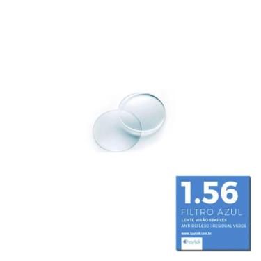Imagem de Lente visao simples incolor 1.56 blue light c/ar - Haytek