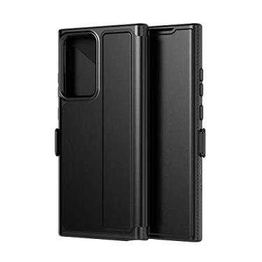 Imagem de tech21 Capa Evo Wallet para Samsung Galaxy Note 20 5G - Propriedades antimicrobianas de combate a germes higienicamente limpas com proteção contra quedas de 3,6 metros, preta