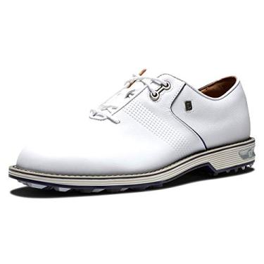 Imagem de FootJoy Tênis de golfe masculino Premiere Series-Flint estilo temporada anterior, Branco, 39