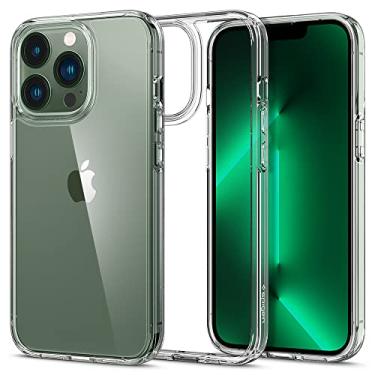 Imagem de Spigen Capa para iPhone 13 Pro, ultra híbrida [sem anel magnético] [antiamarelamento] - transparente