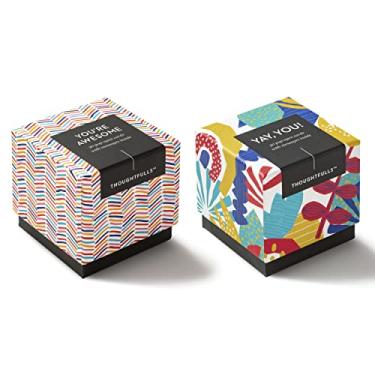 Imagem de Cartões Pop-Open ThoughtFulls da Compendium: Pacote com 2 - You're Awesome and Yay You | 60 cartas pop-abertas, cada uma com uma mensagem diferente dentro