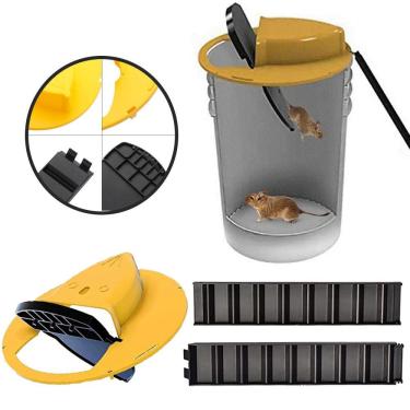 Imagem de Armadilha Captura Rato Ratoeira Reutilizavel Ratazana Camundongo