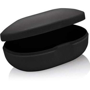 Imagem de Saboneteira Para Viagem Bolsa Academia Porta Sabonete Barra Preto