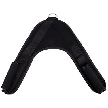 Imagem de Cinto de Nylon Ab Crunch Alça de Ombro em Forma de V Cinto de Puxar Arnês D Gancho Cabo Máquina Anexo Treinamento para Ginásio Exercício Exercício, baixo
