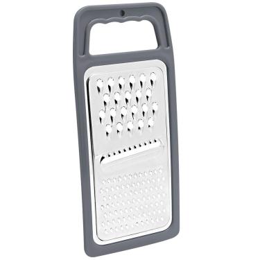 Imagem de Ralador/Cortador Plano Aço Inox Brinox Top Pratic 2204/326 - Cinza