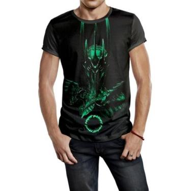 Imagem de Camiseta Masculina Senhor Dos Anéis Sauron Mordor Ref:733 - Smoke