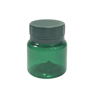 Imagem de POTE PARA CÁPSULAS PET 50ML COM TAMPA LACRE (20 PEÇAS) (Verde)