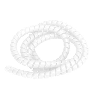 Imagem de Spiral Cable Wrap, Scooter Spiral Cable Wrap Scooter Universal Spiral Cable Wire Wrap Plastic Spiral Brake Line Wrap for M365 Pro Electric Scoooter(White)