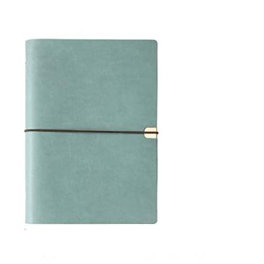 Imagem de A5 Caderno de Couro PU Multicolorido Pasta encadernada Agenda Planners Livro de Orçamento Escritório de Negócios Material Escolar Papelaria, A, 21 peças