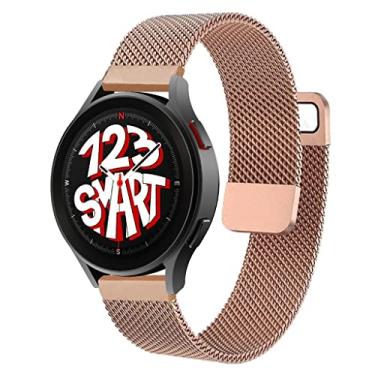 Imagem de Pulseira de Aço Milanese Dupla Marca 123Smart compatível com Galaxy Watch 4 Watch 5 Watch 6 Watch 7 40mm 42mm 43mm 44mm 45mm 46mm 47mm