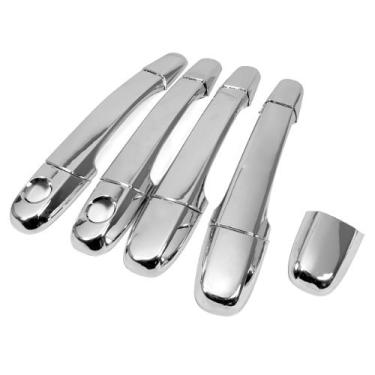 Imagem de phgiveu Acabamento cromado triplo para maçaneta de porta Toyota Lexus Is200 Is300