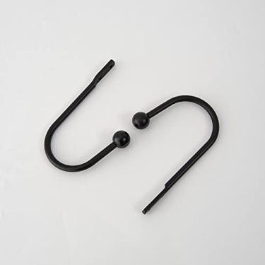 Imagem de Gancho de cortina de liga de zinco galvanizado é um par de acessórios de cortina bonitos e duráveis suportes de cortina tiebacks, T2,4 pcs