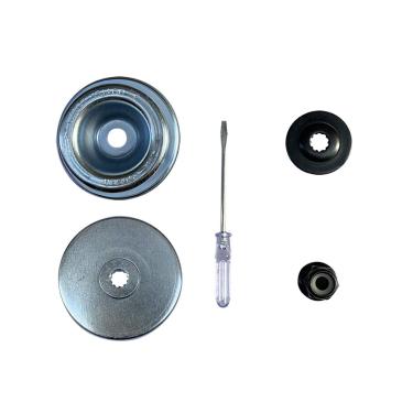 Imagem de DFSFDS Kit adaptador de lâmina de máquina de jardinagem para cortador de grama com arruela de proteção de placa de impulso 4130-713-1600 apto para cortador de grama STIHL FS120 FS130 FS200 FS250 (pacote com 5)