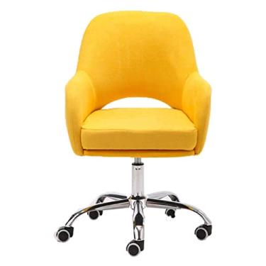 Imagem de Cadeira de escritório Cadeira giratória de 360° Cadeira de mesa de escritório Cadeira de trabalho ajustável em tecido de algodão Cadeira ergonômica para jogos needed