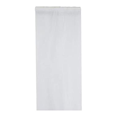 Imagem de Cortinas translúcidas OKJHFD Cor sólida Poliéster Blackout Padrão Simples Tela de fio de tule para decoração de varanda de quarto (6cores)(white)