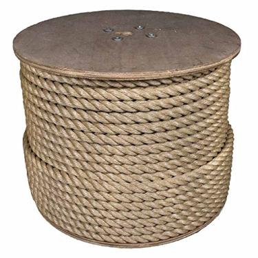 Imagem de Paracord Planet Corda de polipropileno ProManila torcida de 3 fios para paisagismo e náutica – 15,2 m