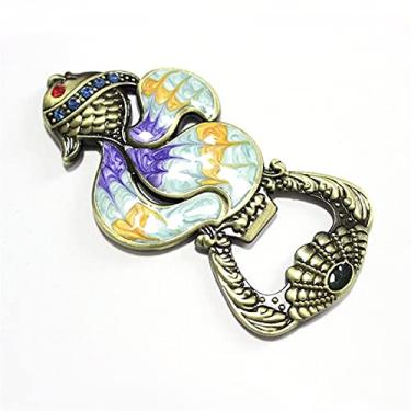 Imagem de GUIPAIHAI Abridor de garrafa criativo de cerveja/refrigerante abre ferramentas ferramentas kit de abertura de garrafa retrô abridor de garrafa metálico abridor de liga de zinco para uso em bar doméstico (cor: A)