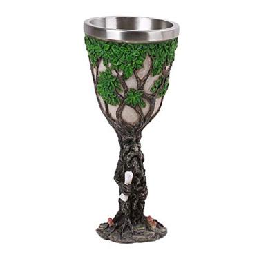 Imagem de Pacific Giftware PT Treeman Árvore da Vida Estatueta colecionável de resina Drinkable Cálice com interior de aço inoxidável removível