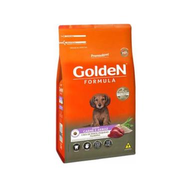 Imagem de Ração Golden Formula Para Cães Filhotes Porte Pequeno Carne E Arroz 3