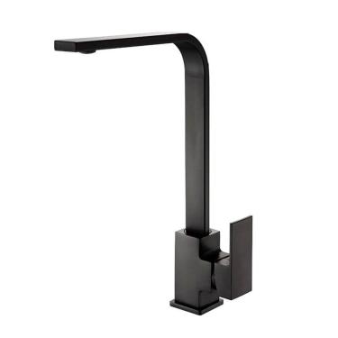 Imagem de Torneira Cozinha Misturador Monocomando Mesa Preto Me14B