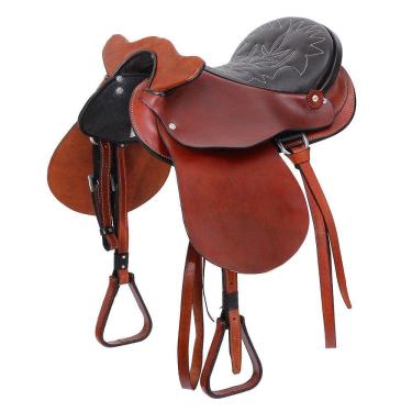 Imagem de Sela de Cavalo Australiana de Cabeça Tradicional Havana 15`` Completa Bronc-Steel 25835