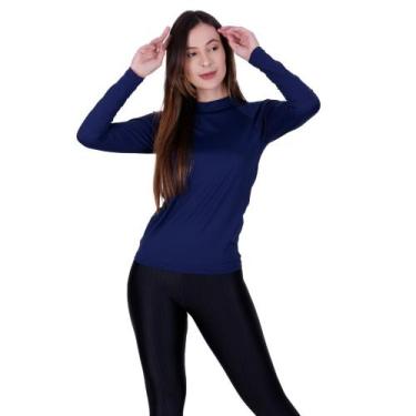 Imagem de Blusa Fitness Térmica Segunda Pele Camisa Proteção Solar Uv 50+ - Blus