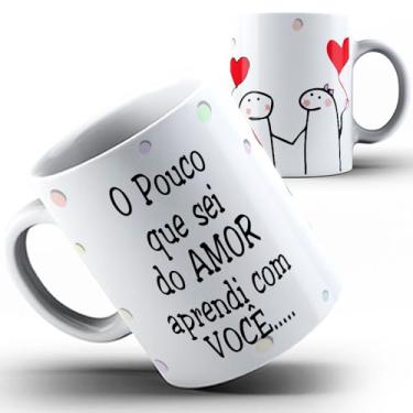 Imagem de Caneca meme Flork Amor aprendi com você 3