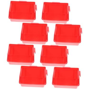 Imagem de VILLCASE 8 Peças Caixas De Armazenamento Azuis Caixas De Armazenamento De Plástico Organizador De Parafusos De Plástico Caixas De Armazenamento De Plástico Caixas De Plástico Organizadores