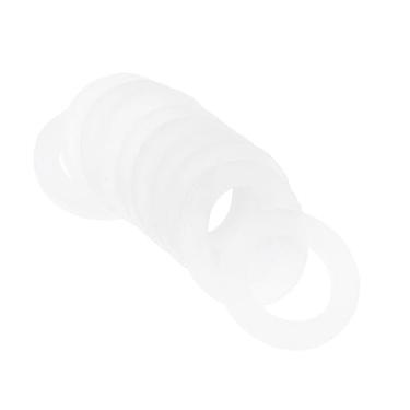 Imagem de Generic 10 Peças Juntas De Vedação De Silicone Juntas De Água Quente Juntas De Vedação De Anel De Vedação De Mangueira De Jardim Juntas Resistentes Fole Arruela Branca