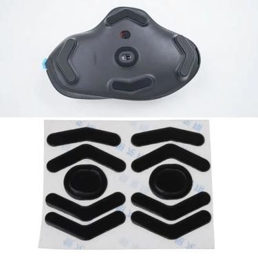 Imagem de Pés de mouse adesivos para logitech g604  2 conjuntos de 0 6mm  adesivos pretos  patins