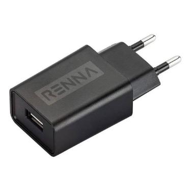Imagem de Carregador Tomada Adaptador Fonte Usb 5V 2.1A Bivolt Preto