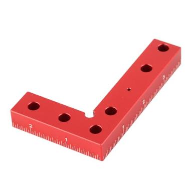 Imagem de Ferramenta de Localizador Central de Liga de Alumínio, Quadrado Pequeno e Resistente, Guia de Broca, Gabarito para Trabalhar Madeira Com Superfície Anodizada