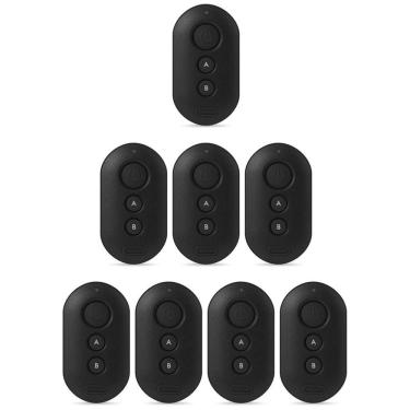 Imagem de Kit 8 Controle Remoto para Alarme e Portão XAC 4000 Smart Preto Intelbras