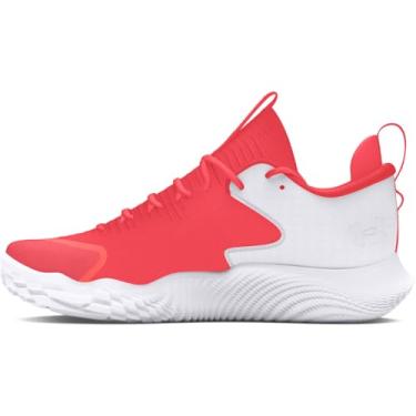Imagem de Under Armour Tênis de vôlei feminino Flow Ace Low, (600) Beta/Vermelho/Branco, 12